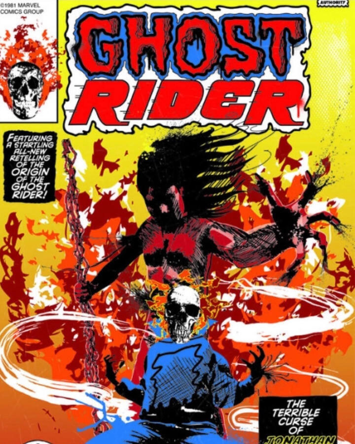 Ghost Rider cover recreation